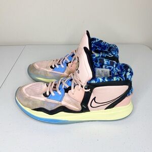 Nike Kyrie 8 Infinity Valentine’s Day Basketball Shoes Pink Black Blue Size 10.5